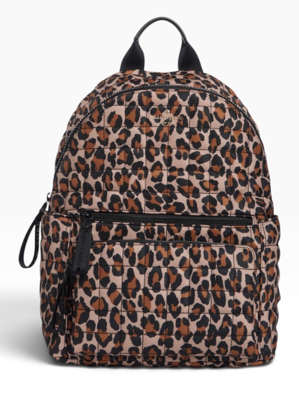 Kate Spade New York Camden Quilted Large Leopard Backpack - NWT